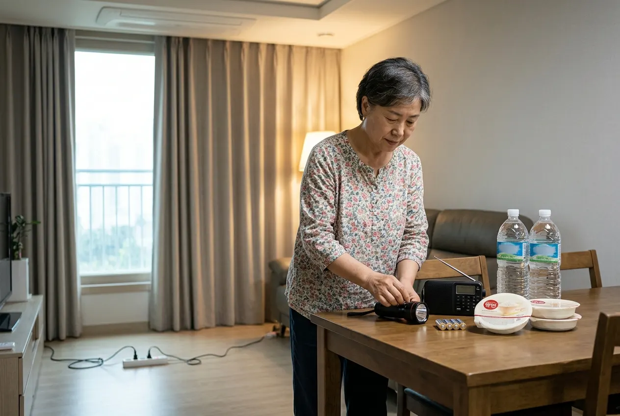 태풍 - 실내에서 안전을 지키는 구체적인 방법